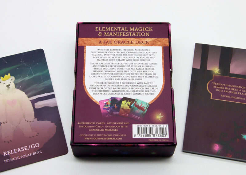 Elemental Magick & Manifestation (Box Back)