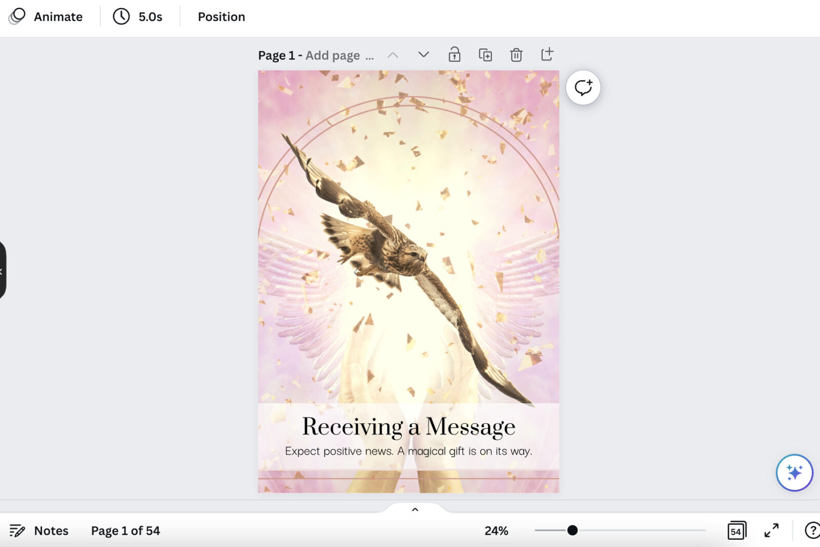 Oracle Card Deck Design Using Canva
